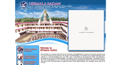 Desktop Screenshot of nirmalasadan.org